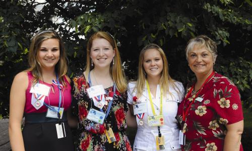 Emily Herbert, Deborah Mullen, Logan Brown, and Patricia Lach