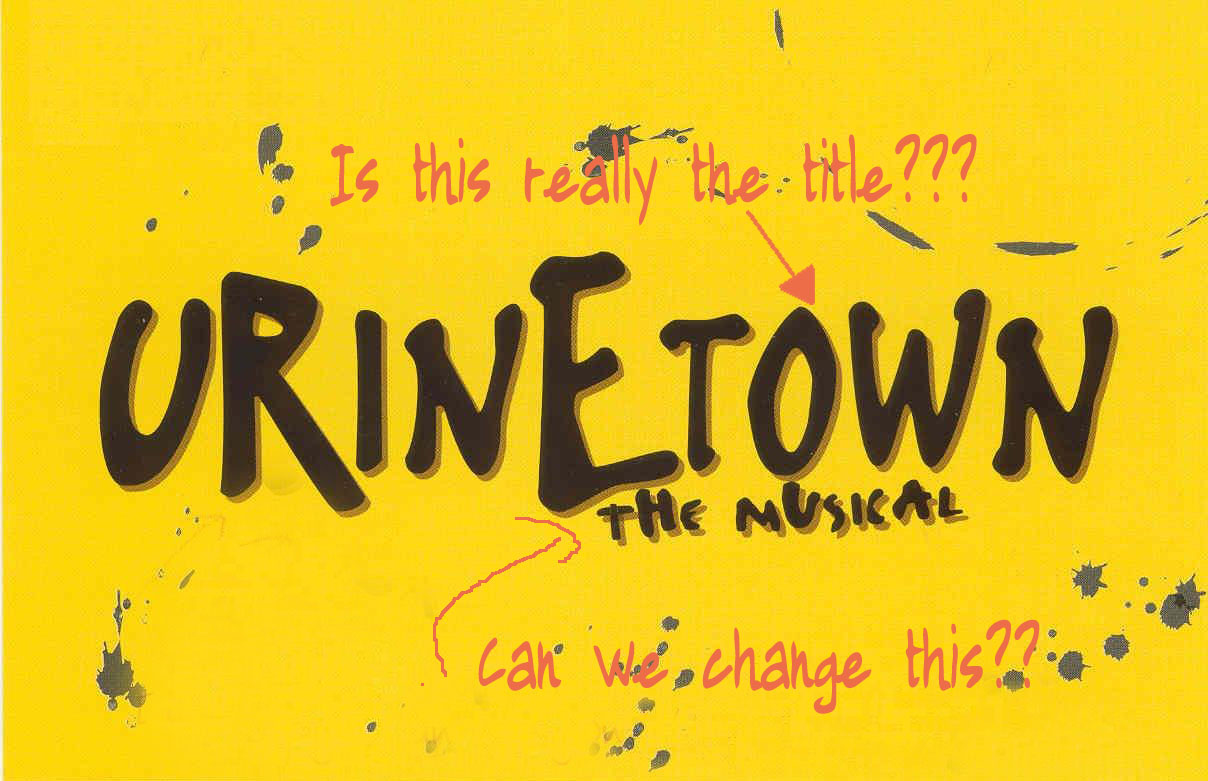 urinetown the musical