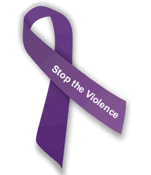 Stop the violence ribbon