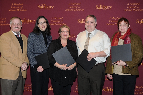 Dr. Clifton Griffin with Pub Night honorees