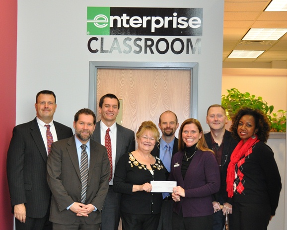 Enterprise Donates to Career Services 