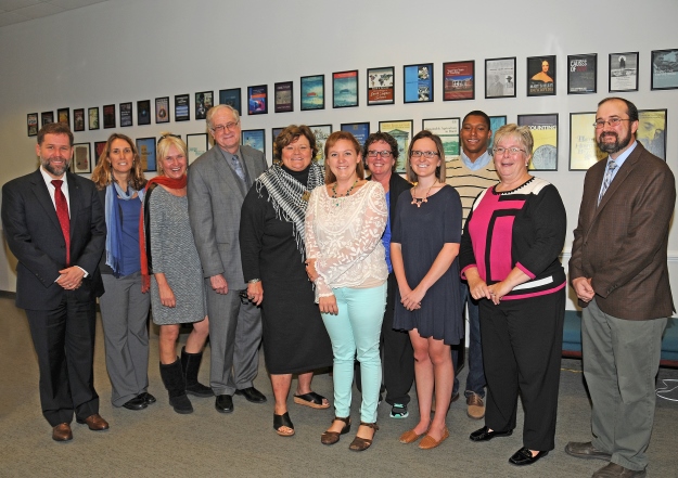 President Janet Dudley-Eshbach and staff