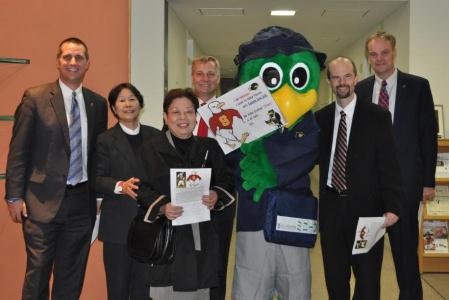 SU delegation at Aoyama Gakuin University