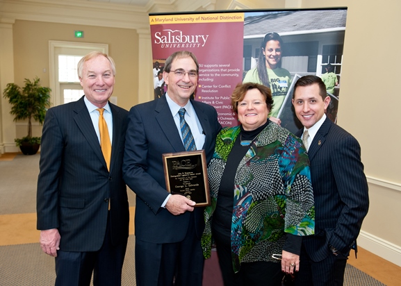 John R. Hargreaves and Janet Dudley-Eshbach (center)