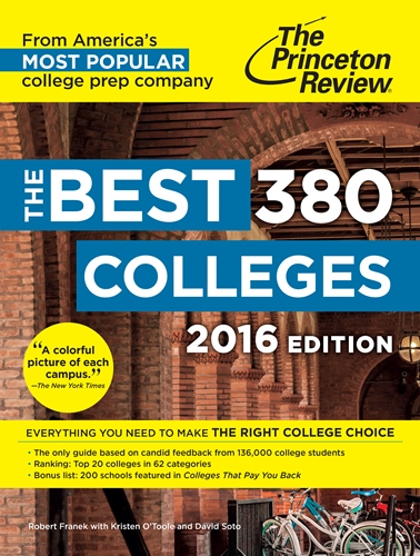 The Best 380 Colleges 2016
