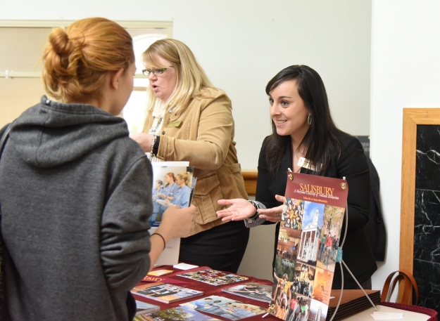 Representatives from Delaware Technical Community College and Salisbury University