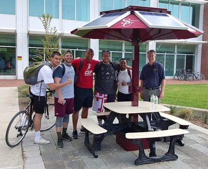 Solar Doc picnic table 