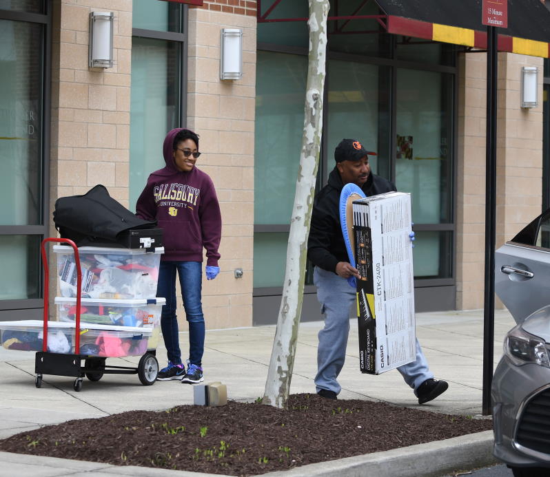 Residence hall move