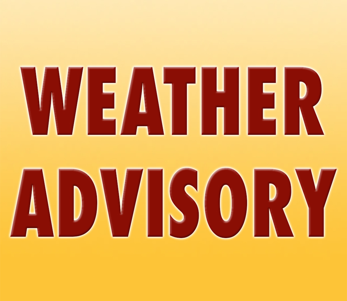 Weather Advisory