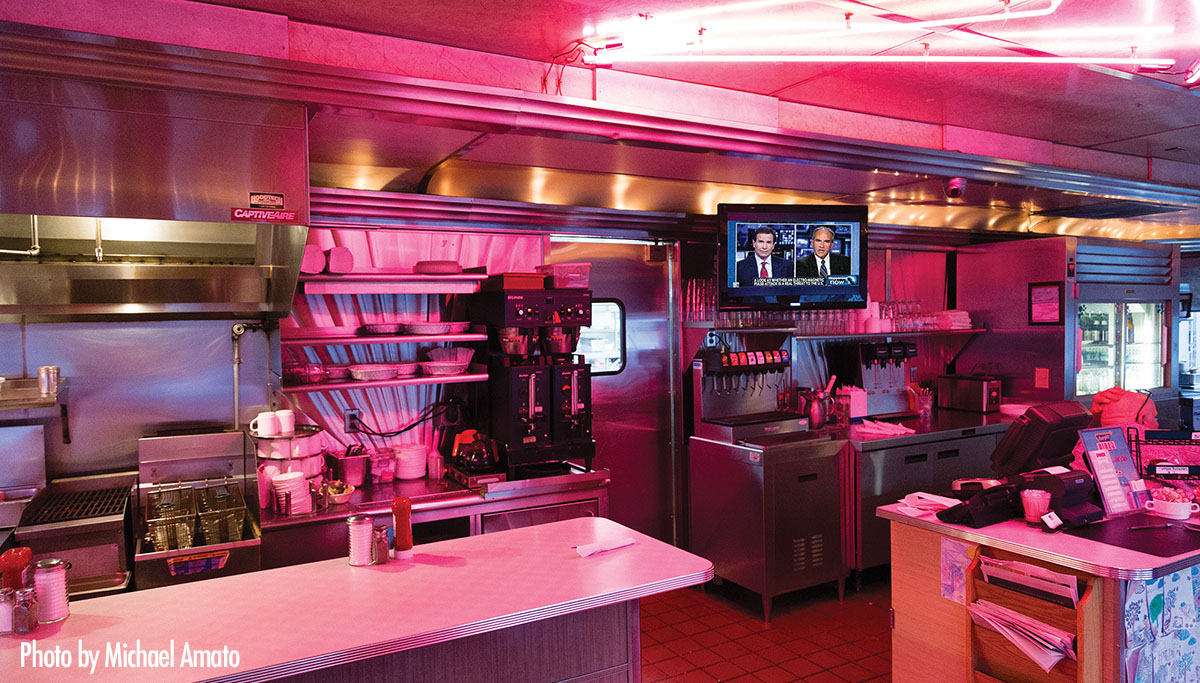 photo of diner interior