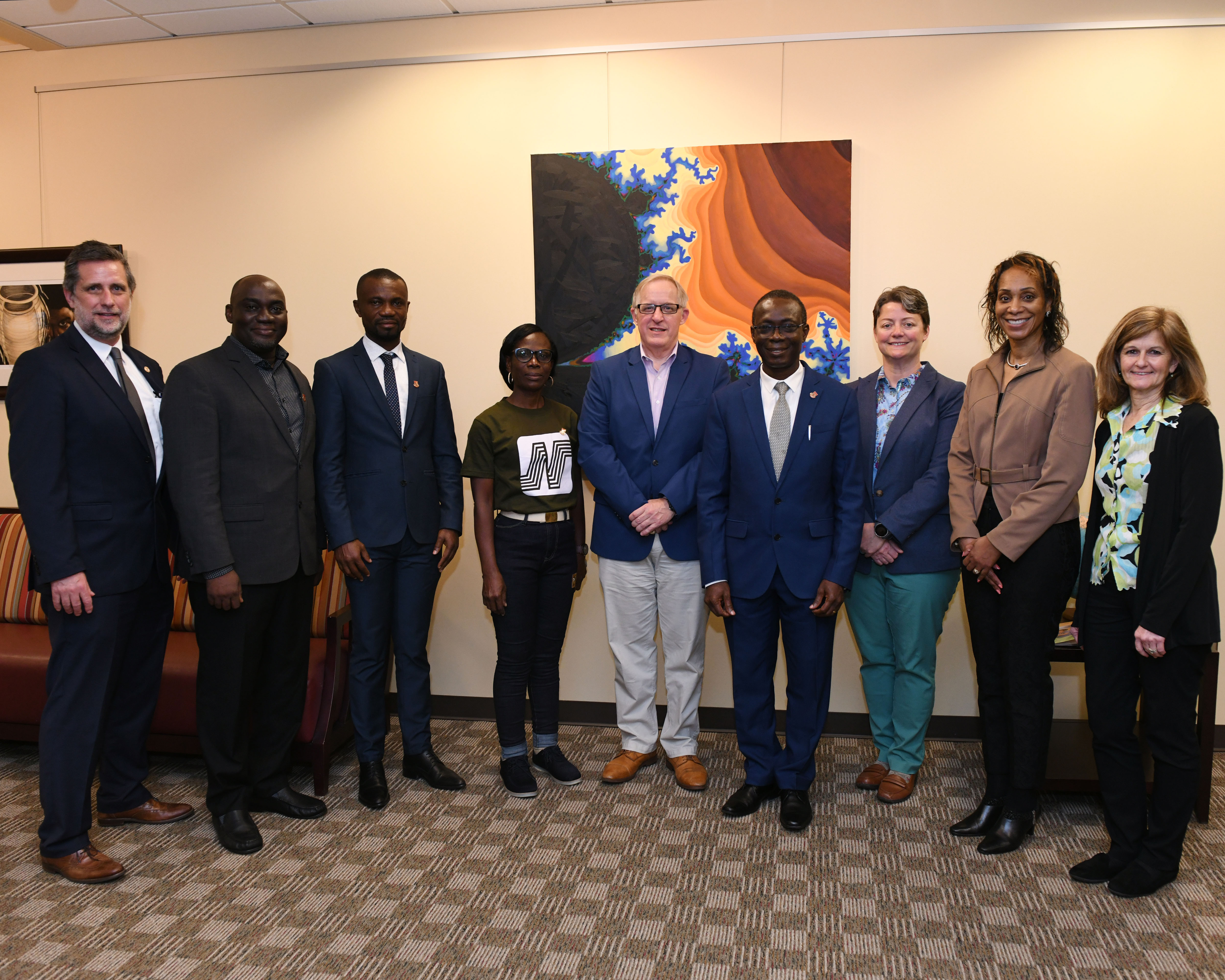 University of Cape Coast delegation with SU officials