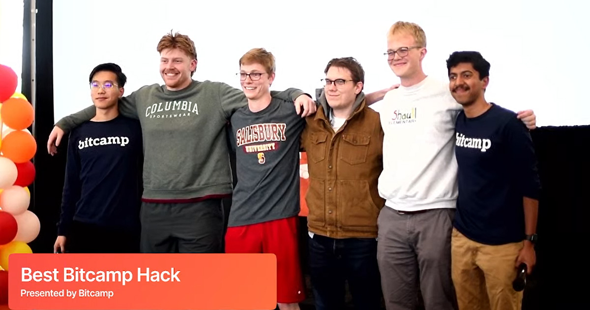 SU Team Earns First Place at Largest East Coast Hackathon