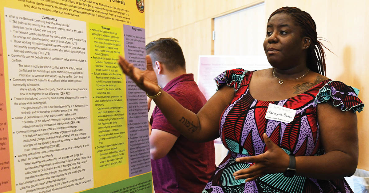 SU Holds Summer Student Research Showcase August 29