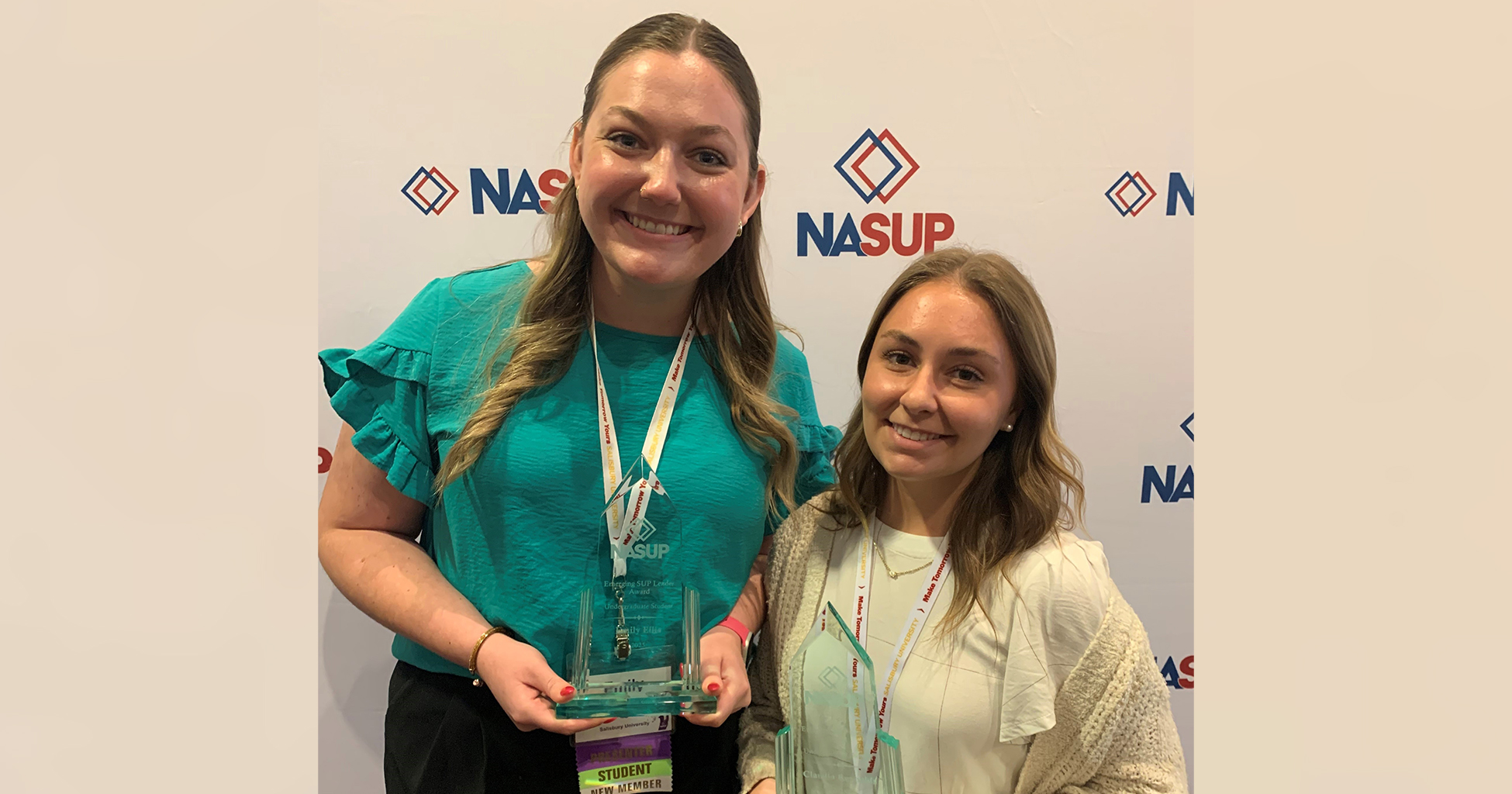 Two from SU Earn NASUP Emerging SUP Leader Award