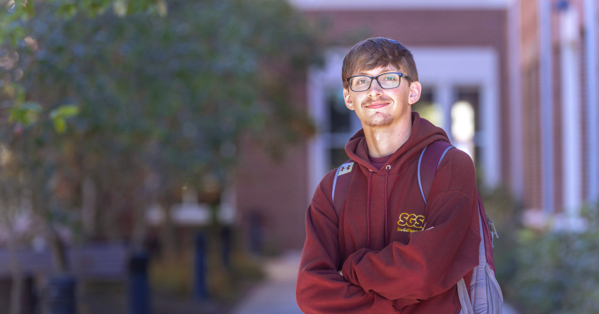 Michael Greco on SU campus