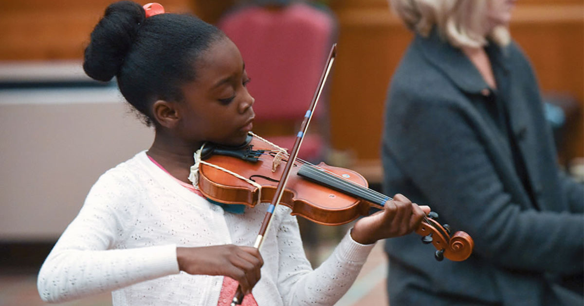 young violinist