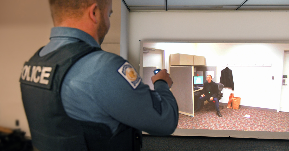 SUPD police training simulator